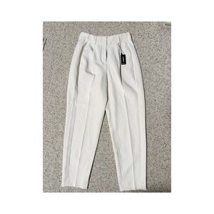 Express Women’s Editor Light Beige Dress Pants Trousers Size 2 NWT